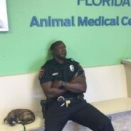 Netizens Applaud the Efforts of a Police Officer to Protect and Care For a Stray Puppy